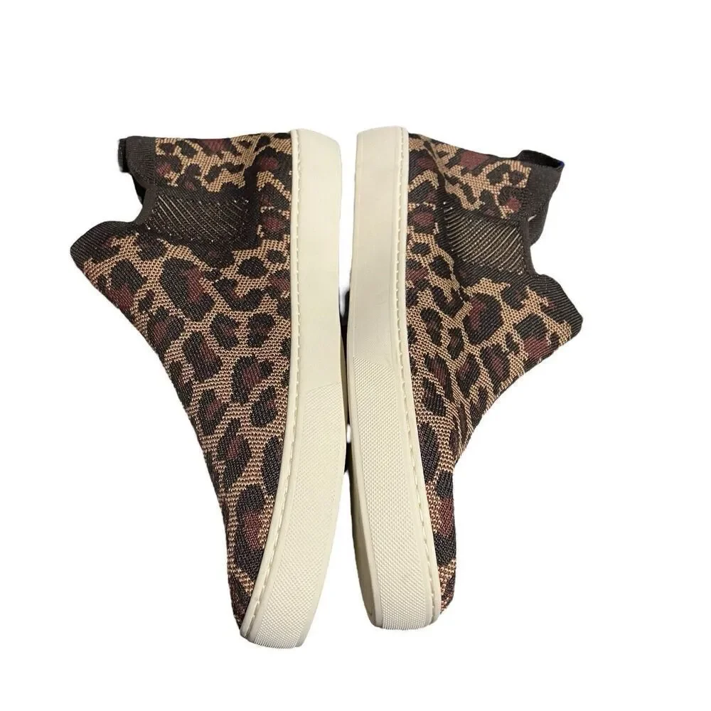 Rothy's Women's 13 Chelsea‎ Boot Wildcat Leopard Print Animal Cat Rothys Slip On